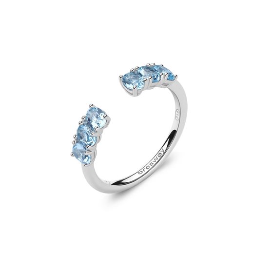 Anello Brosway Donna FANCY - CLOUD LIGHT BLUE in Argento FCL131 - FCL131